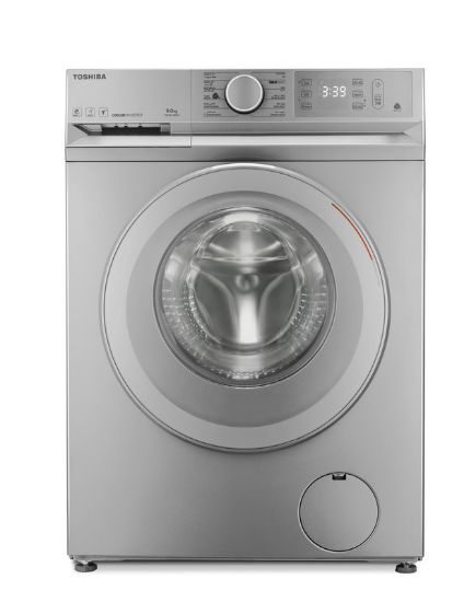 Picture of Toshiba FLWM 1400 RPM 9kg inverter,Steam WIFI Control silver