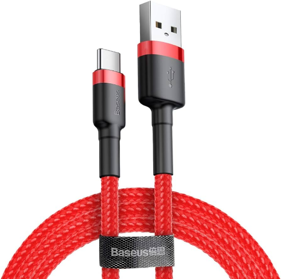 Picture of Baseus Cafule Cable USB For Type-C 3A 1M - Red+Red