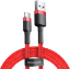 Picture of Baseus Cafule Cable USB For Type-C 3A 1M - Red+Red