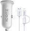 Picture of ICONZ Dual USB Car Charger 3.4A + 2in1 Cable