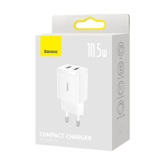 صورة شاحن Baseus المدمج 2U 10.5W