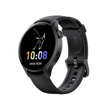 صورة ساعة أورايمو الذكية ER بشاشة 1.43 بوصة AMOLED ومقاومة للماء IP68 - أسود