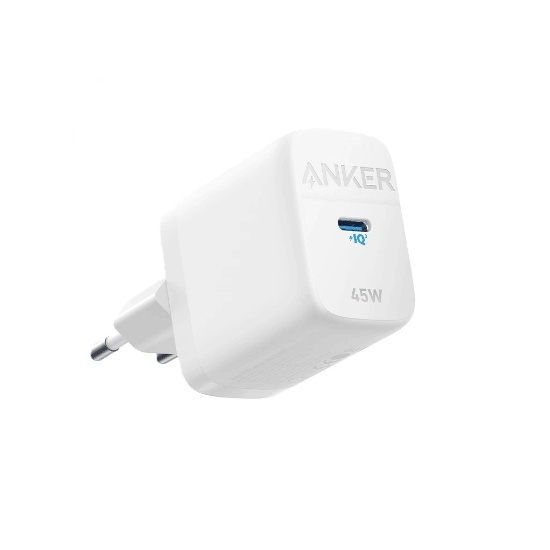 صورة شاحن انكر 313، بقوة 45 وات، منفذ USB فئة C، ابيض