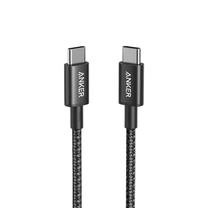 Picture of Anker Nylon Cable USB-C to USB-C -6ft-100W-Black