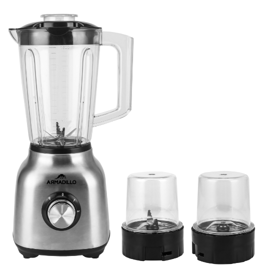 Picture of Armadillo Stainless Blender with 2 Grinders 500W