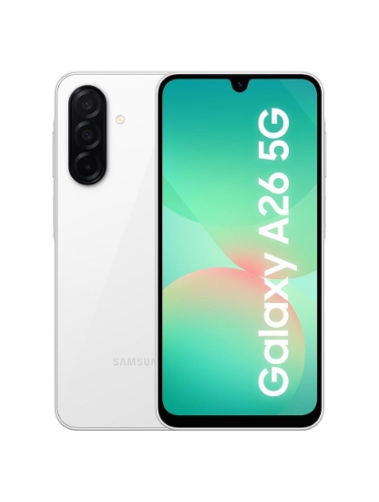 صورة سامسونج جالكسي A26-5G- جيجابايت8/256 جيجابايت- 6.7 بوصة / ابيض