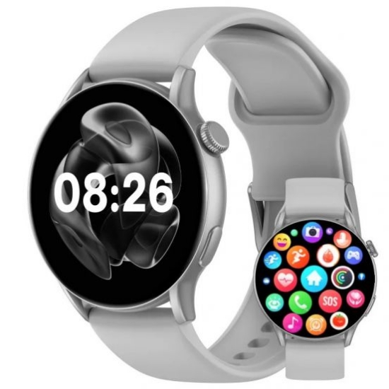 Picture of cardoO Watch X Orbit1.6” AMOLED,Battery: 360m Ah Silver.