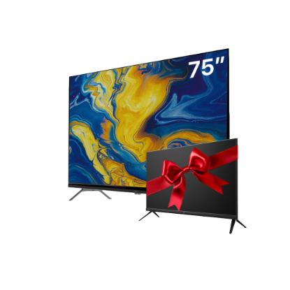 Picture of Syinix 75 Inch UHD+Google OS+QLED+Voice Control,Bluetooth